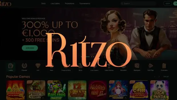 Ritzo Casino Website